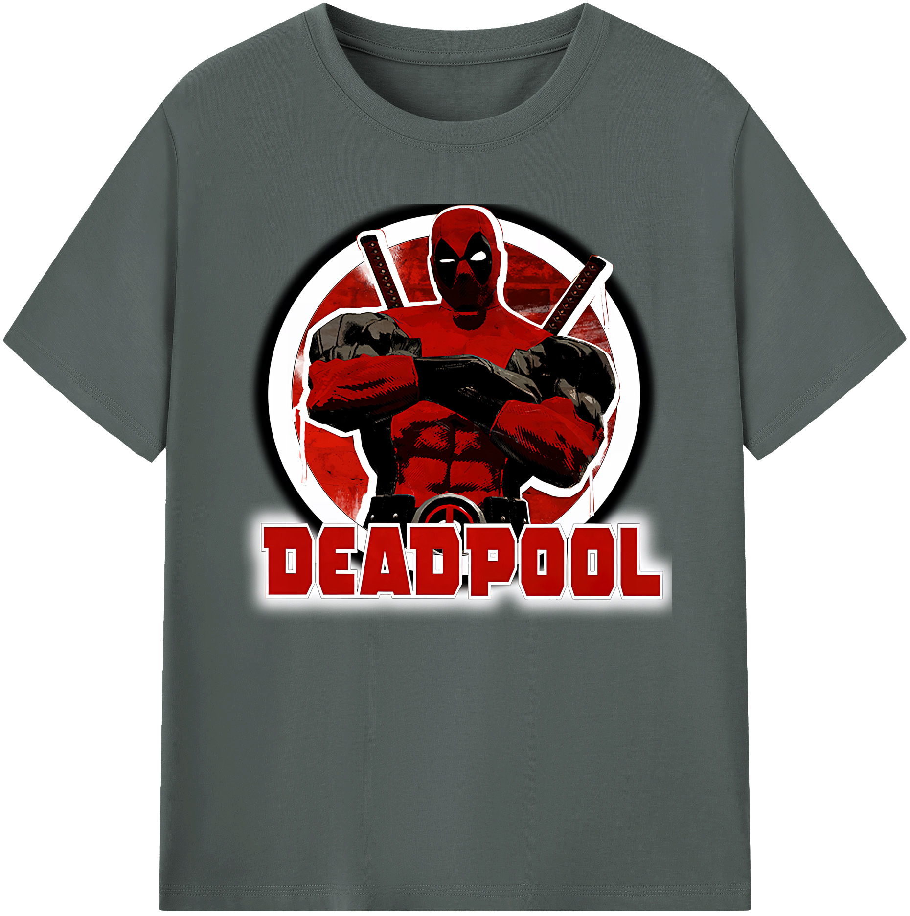 （画像用） Deadpool デッドプール 綿100％ メンズ半袖Tシャツ｜肌触りやわらか＆通気性